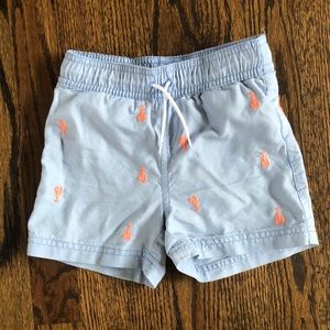 Janie & Jack Lobster Swim Trunks 🦞